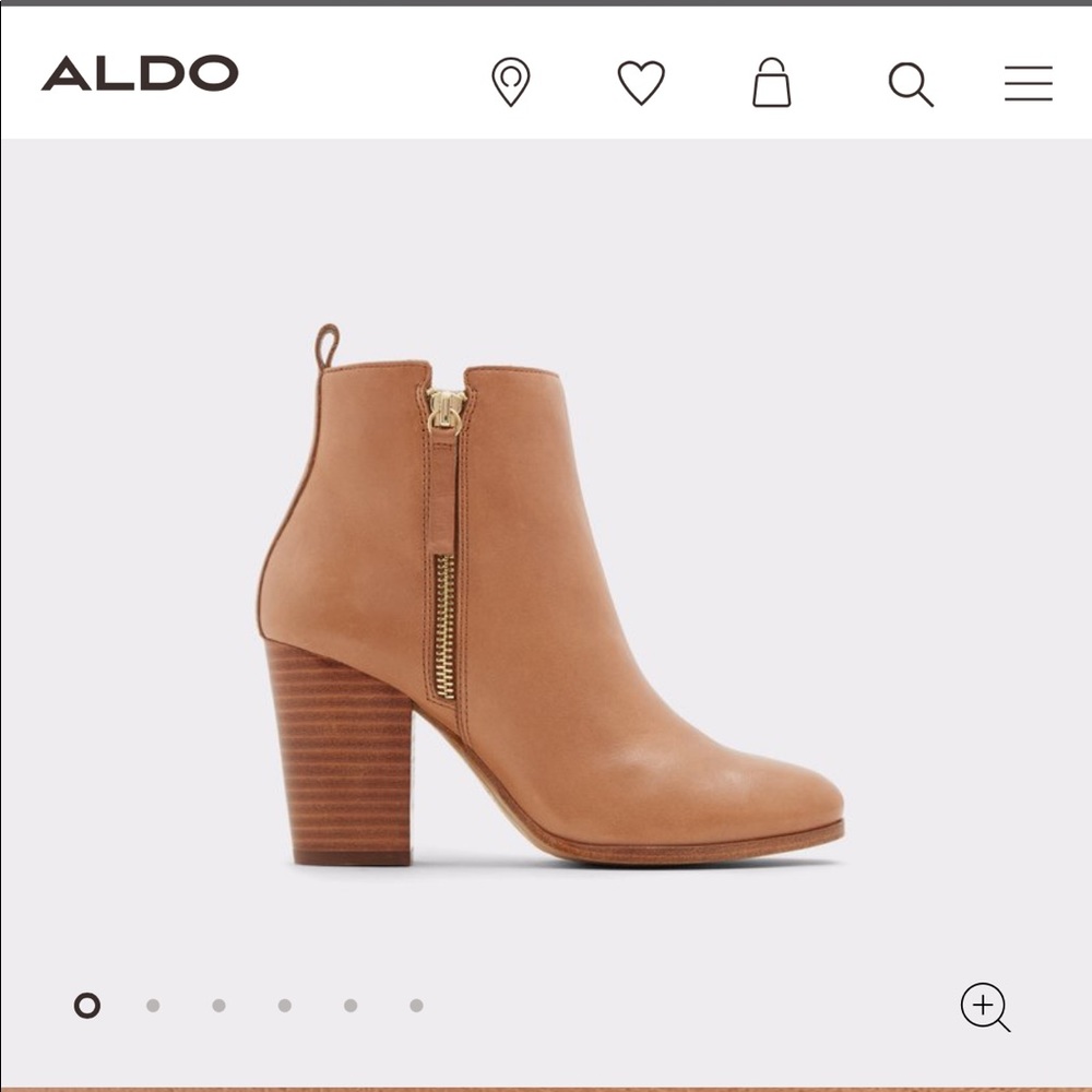 Aldo beige ankle boots size 7 1/2